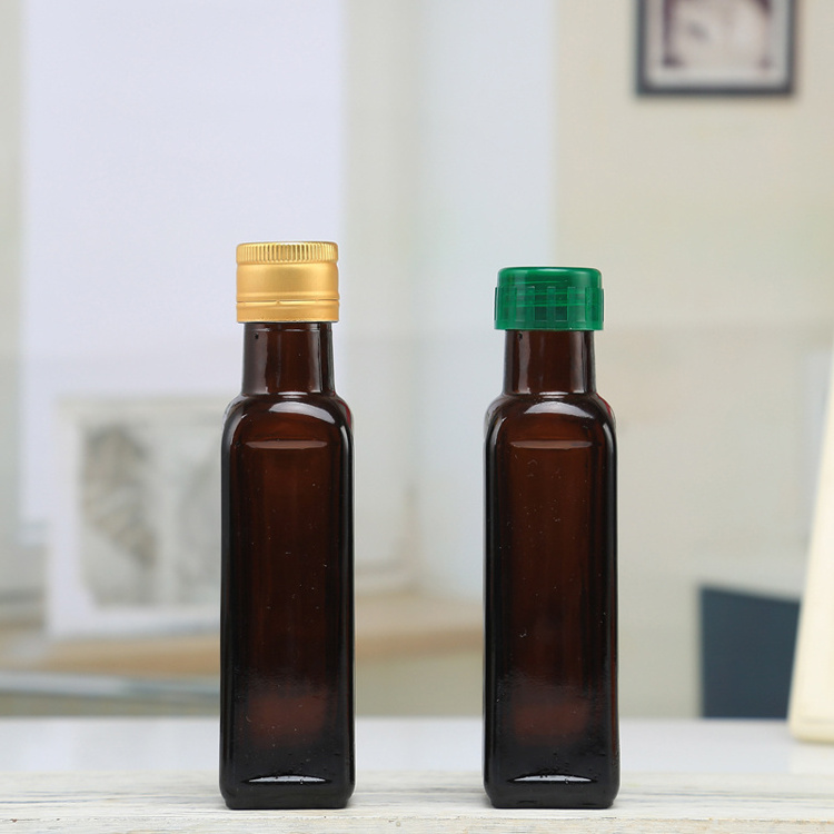 Wholesale Thickened 100 Ml Glass Bottle For Sesame Oil Seal Sesame Oil Containing Cover