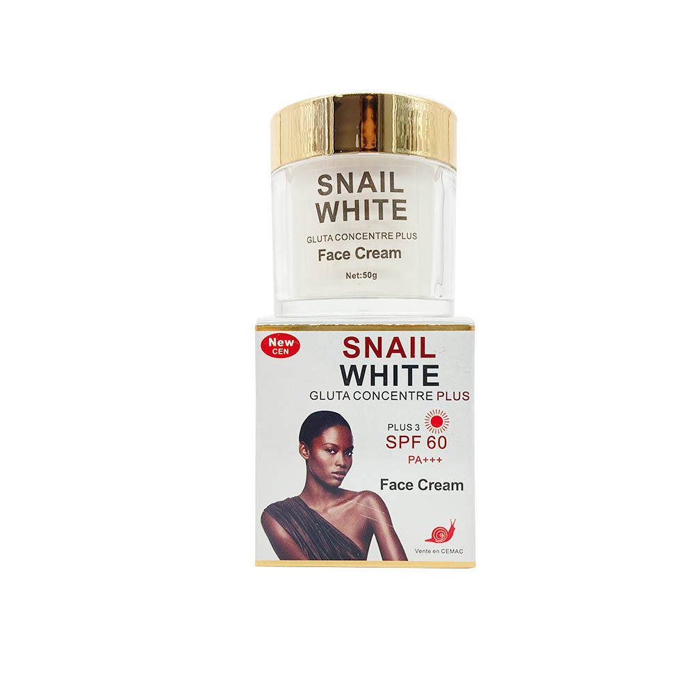 Gluta Concentre Snail White Beauty Face Cream Best Strong Lightening Healthy Radiant Skin Deep Moisturizing Face Cream