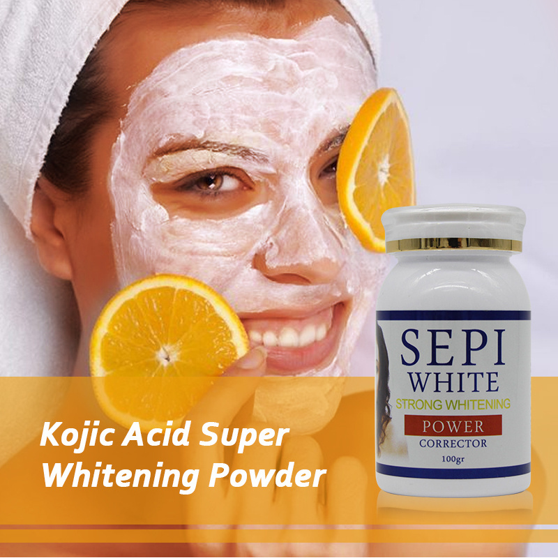 Natural Sepi White Bleaching Lightening Skin Whitening Cream Soap Serum Lotion Powder Skin Care Full Set