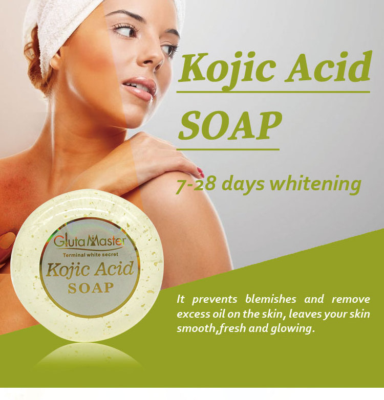 Professional Gluta Master Terminal White Secret Lightening Skin Whitening Kojic Acid Soap Wholesale