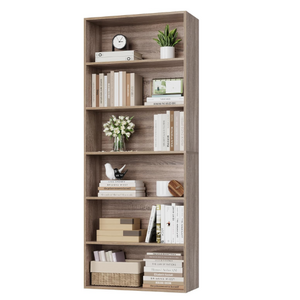 Tall Wooden Bookshelf Bookcase for Bedroom Living Room and Office