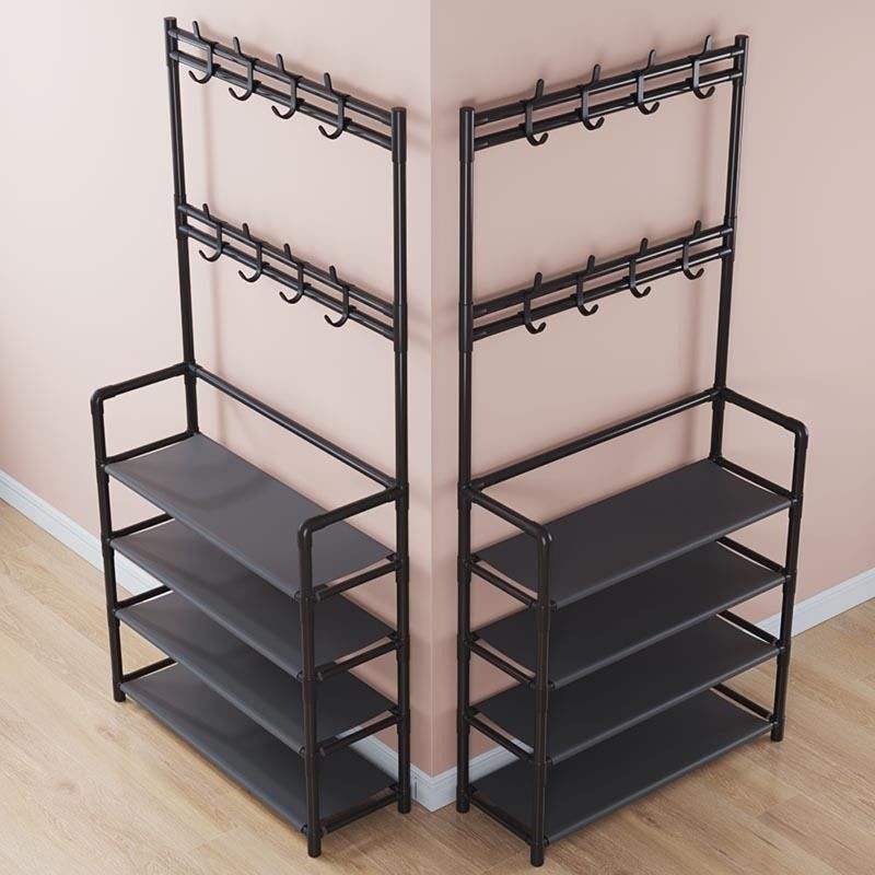 Shoe rack stand clothes stands & shoe racks hanging storage shelf hat coat clothing porch shoe rack