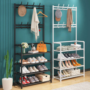 Shoe rack stand clothes stands & shoe racks hanging storage shelf hat coat clothing porch shoe rack