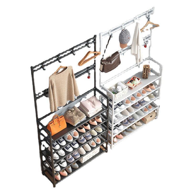 Shoe rack stand clothes stands & shoe racks hanging storage shelf hat coat clothing porch shoe rack