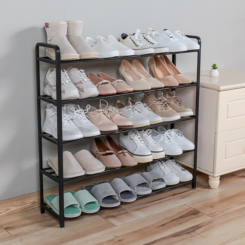 Shoe Rack for Closet Free Standing metal Shoe Shelf for Entryway Small Space Stackable