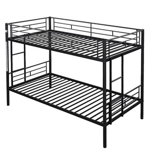 cheap wholesale New design steel double decker queen size Good quality heavy duty steel metal bunk bed