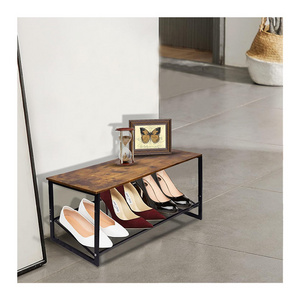 Wooden home shoe cabinet rack for home living room shoe rack design wood wall mounted shoe rack