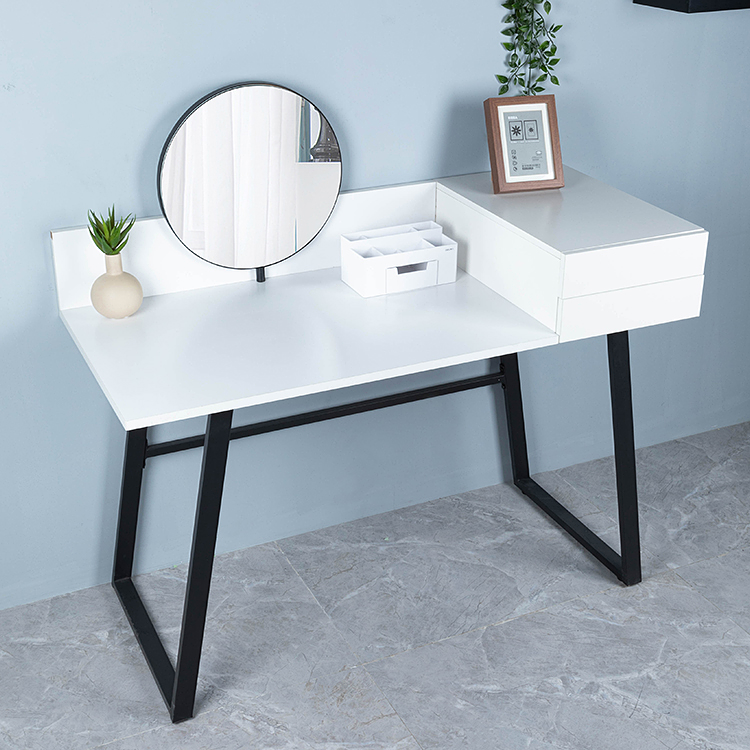 Nordic dressing table with led mirror modern dressing table with mirrors mdf dressing table