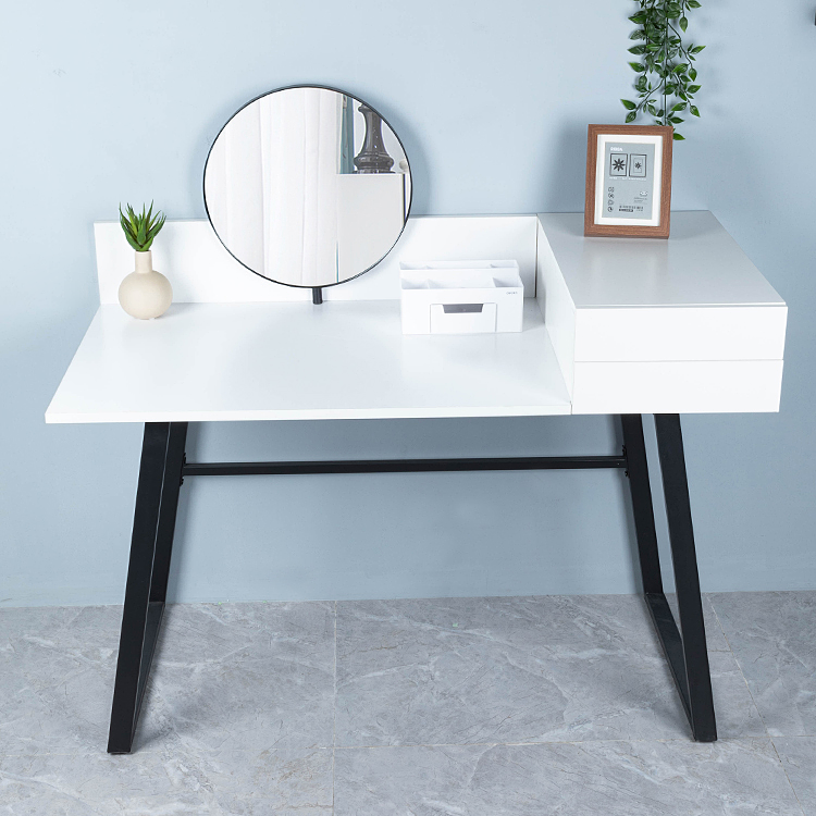 Nordic dressing table with led mirror modern dressing table with mirrors mdf dressing table