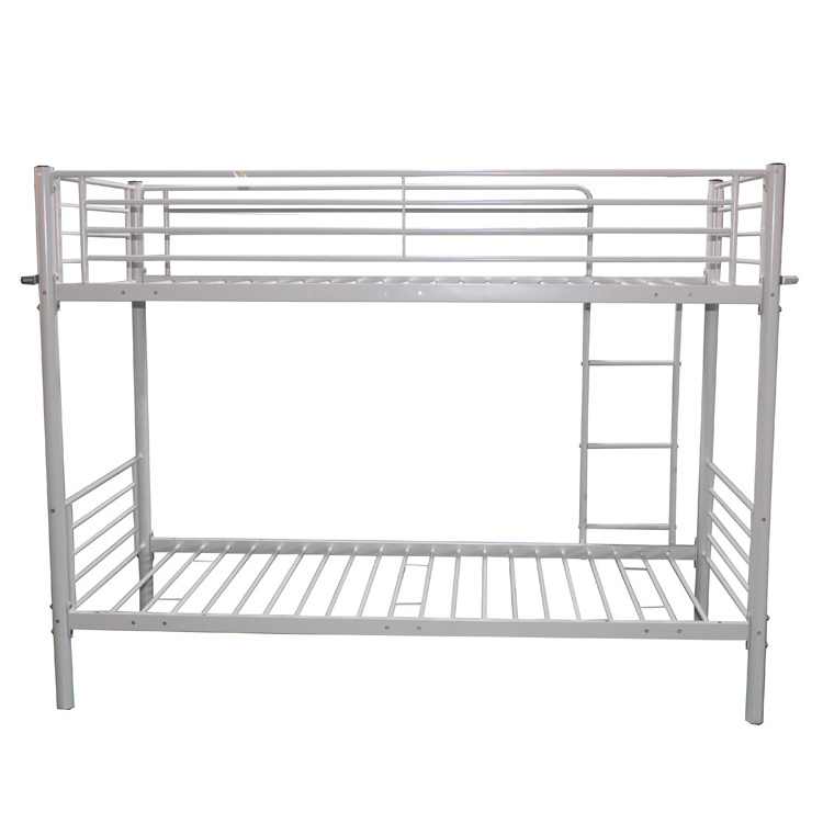 School Student Double Dormitory Bed Iron Metal Bunk Beds