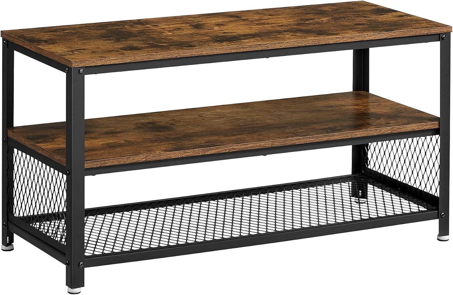 Metal Storage Console Narrow TV Stand Cabinets with Sturdy Design