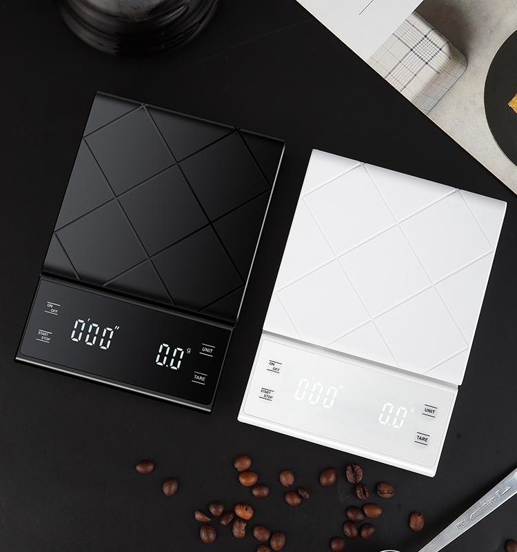 Professional weighing led screen household timer 3kg/0.1g coffee scale KC200 digital small scale for coffee