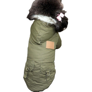 Dog Clothes Winter Puppy Pet Dog Coat Jacket For Small Medium Dogs Thicken Warm Chihuahua Yorkies Hoodie Pets Clothing