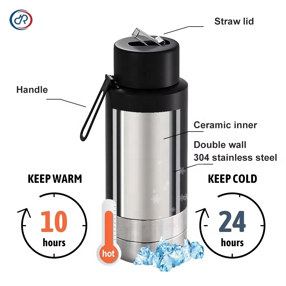 3 In 1 32Oz 64Oz Australia Portable Water Bottle Pet Feeder Travel Bowl Insulated Dog Water Bottle