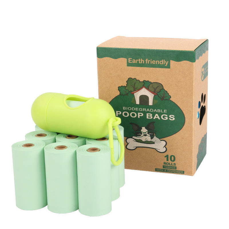 Custom Eco-Friendly Bio Degradable Dog Cornstarch Pet Supplies Compostable Biodegradable Dog Waste Poop Bags