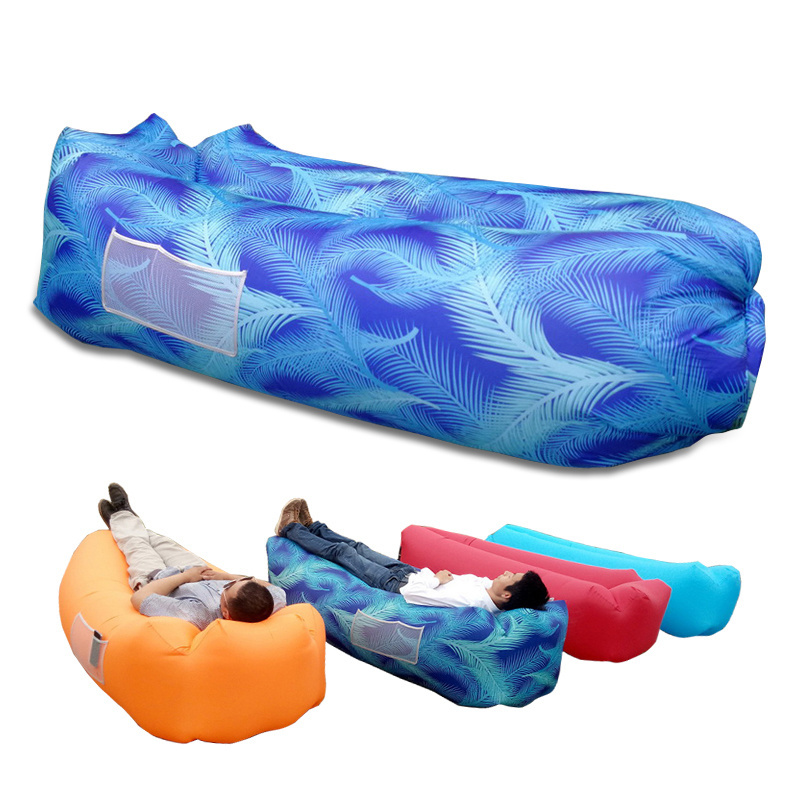 210D Fabric Inflatable Sofa Pool Hammock Mesh Float Lightweight Water Portable Chair Air Lounger