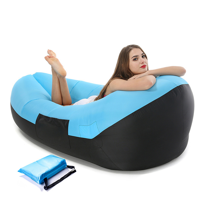 Water Proof Anti-Air Leaking Design Backyard Beach Traveling Camping Picnics Portable Inflatable Lounger Air Sofa Hammock