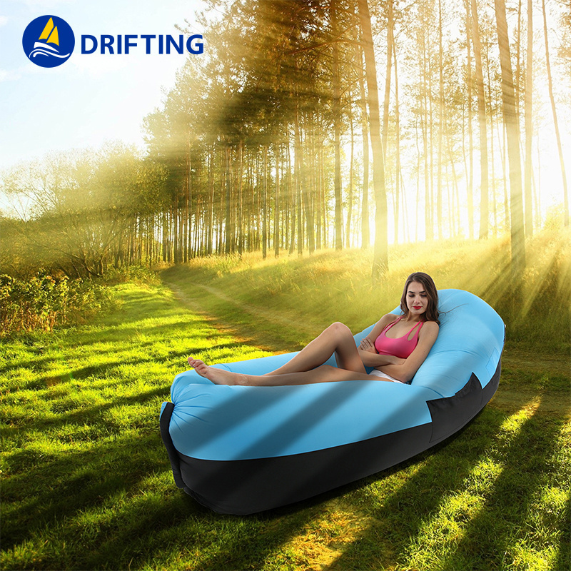 Water Proof Anti-Air Leaking Design Backyard Beach Traveling Camping Picnics Portable Inflatable Lounger Air Sofa Hammock