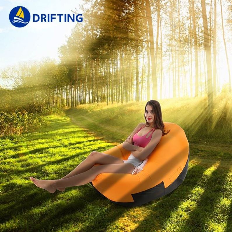 Innovative Products Ultralight Lazy Beach Chair Folding Portable Water Lounger Inflatable Sofa Air Bed