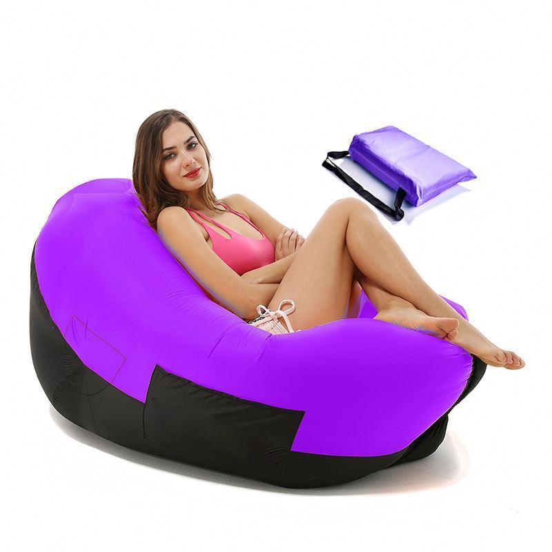 Innovative Products Ultralight Lazy Beach Chair Folding Portable Water Lounger Inflatable Sofa Air Bed