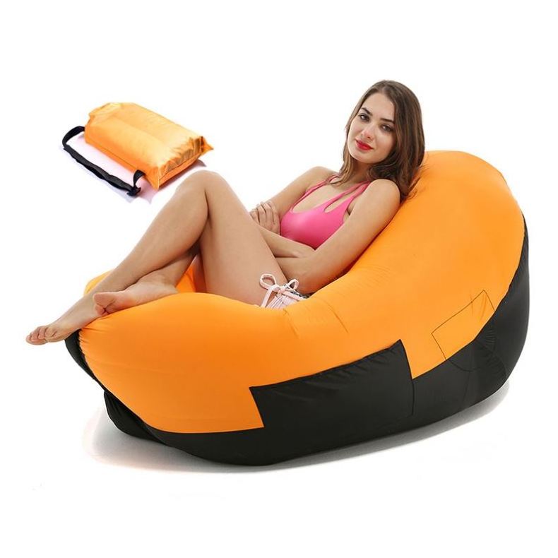 Factory Direct Popular Style Bean Chair Camping Bed Inflatable Lounger Air Sofa Bag