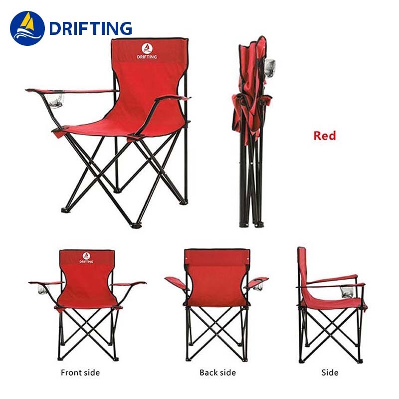 Wholesale Armrest Leisure Chair Folding Chair Durable Portable Fishing Chair Foldable Camping Armchair Outdoor Supplies Direct