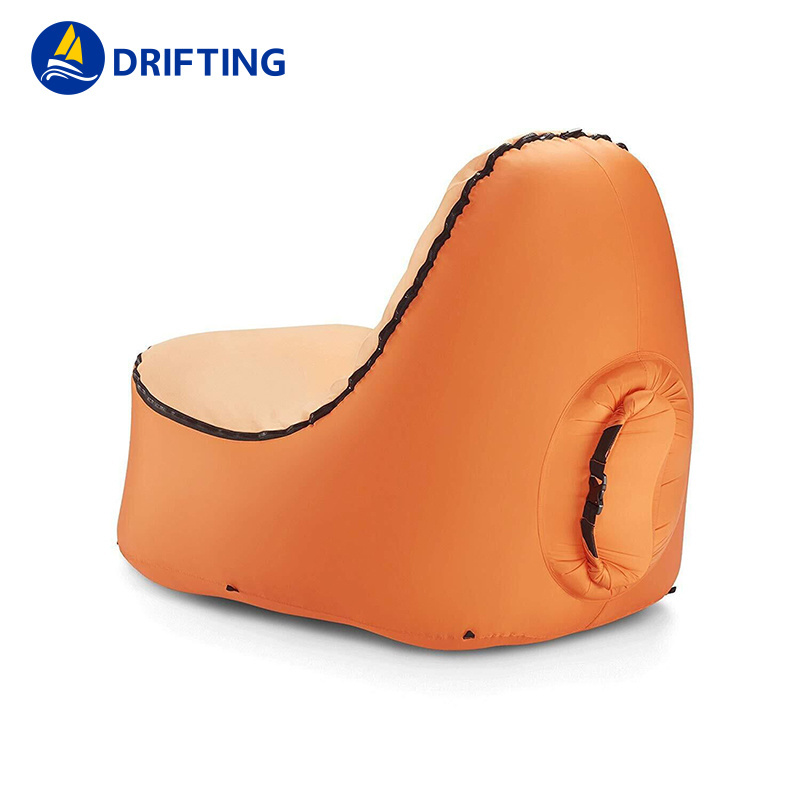 Outdoor Inflatable Sofa Couch Lounge Chair Beach Camp Chaise Longue for Camping Hiking Picnic Mat Garden Bean Bag Air Hammock