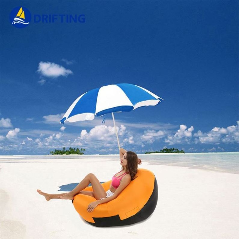 Innovative Products Ultralight Lazy Beach Chair Folding Portable Water Lounger Inflatable Sofa Air Bed