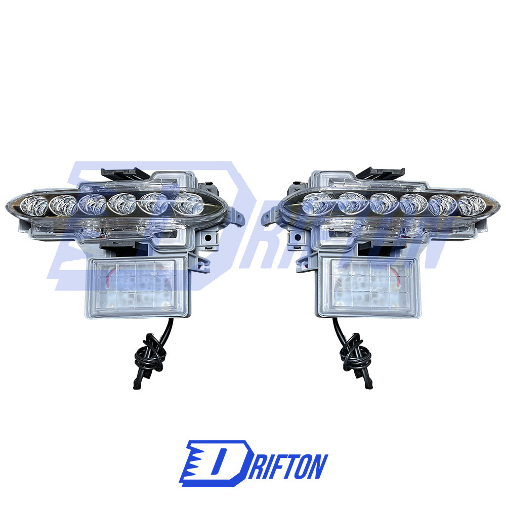 Front Bumper LED DRL Daytime Running Lights For Nissan R35 GTR