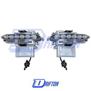 Front Bumper LED DRL Daytime Running Lights For Nissan R35 GTR