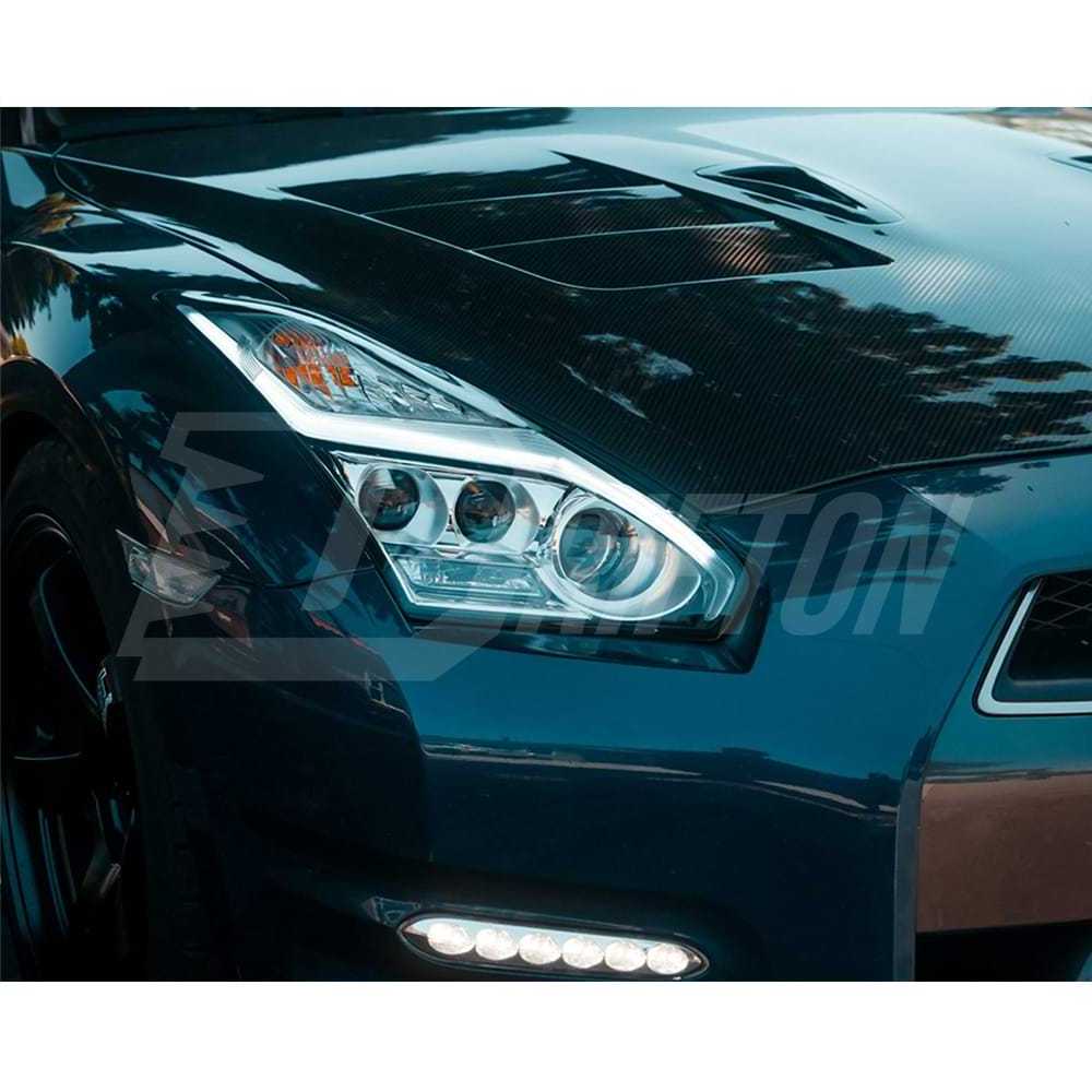 New Front Bumper Headlight For Nissan GTR R35 Head Light