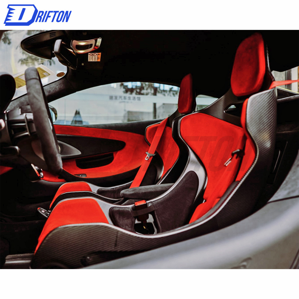 Custom MSO SENNA Style Dry Carbon Fiber Bucket Race Seat For All Car Model Universal