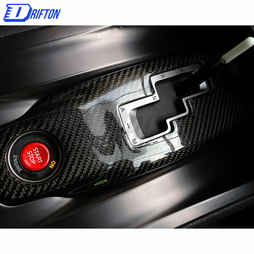 Carbon Fiber Surround Gear Shift Boot Panels For Nissan R35 GTR 2008-2016