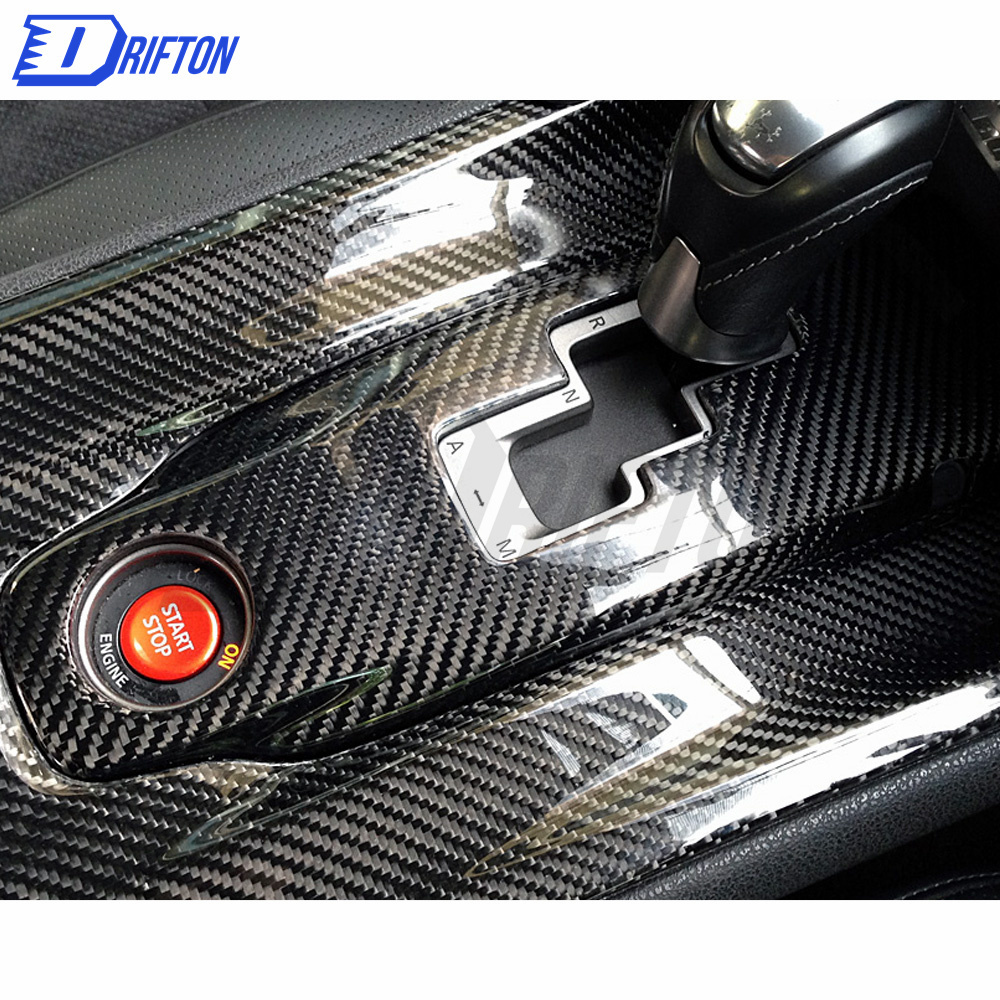 Carbon Fiber Surround Gear Shift Boot Panels For Nissan R35 GTR 2008-2016