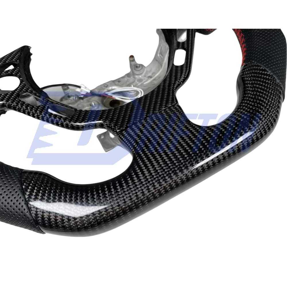 Customs LED Shift Build Racing Carbon Fiber Steering Wheel For NISSAN GTR R35 2008-2016