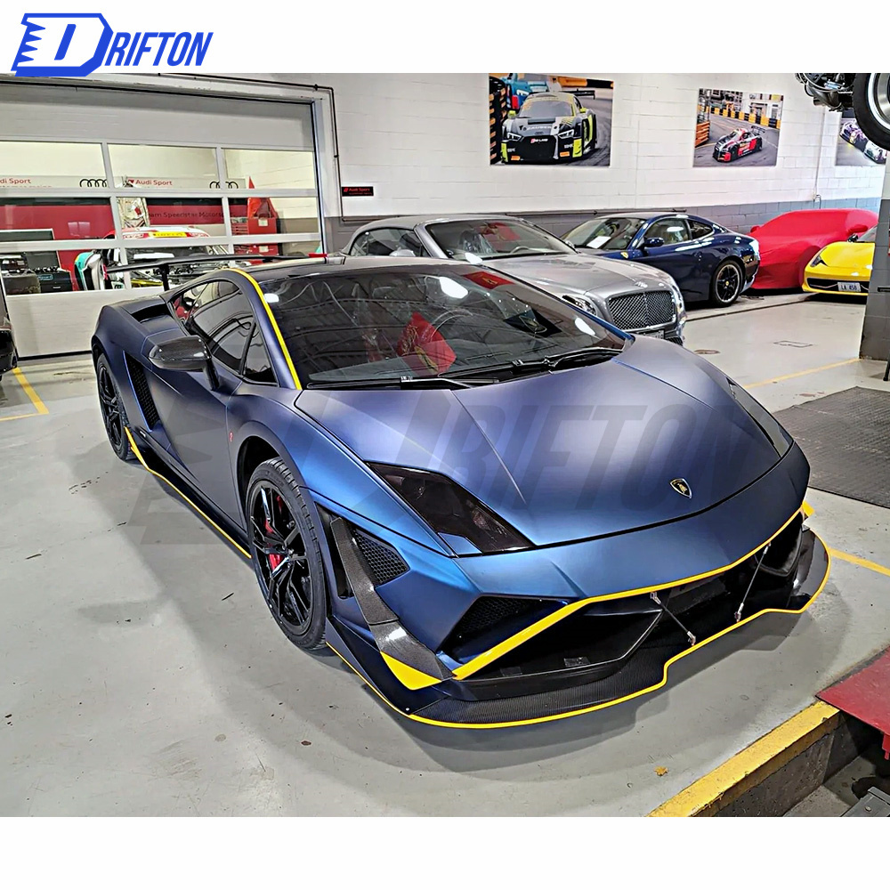 STR Style Half Carbon Fiber Front Bumper For Lamborghini Gallardo Body Kit