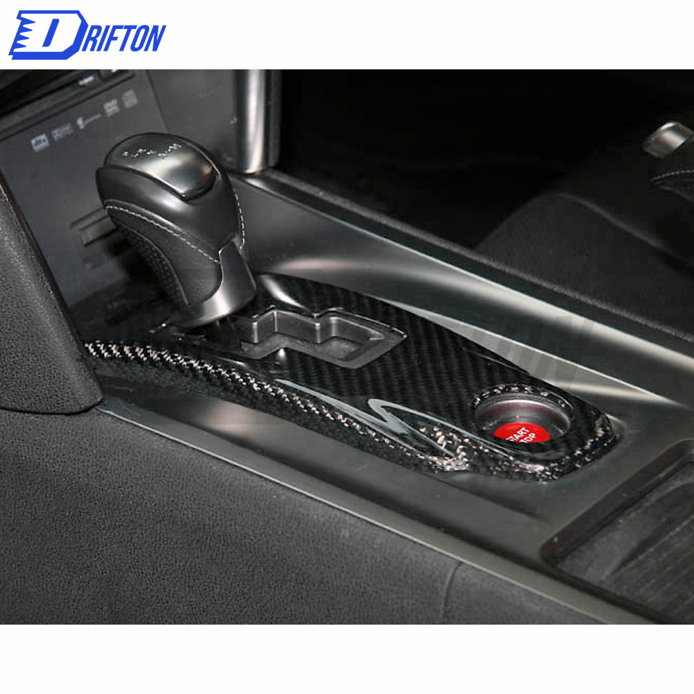 Carbon Fiber Surround Gear Shift Boot Panels For Nissan R35 GTR 2008-2016