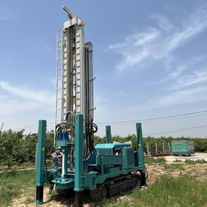 260m/360m/460m/560m Hydraulic crawler type borehole water well drilling machine rig mine drilling rig