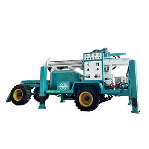 260M/300M Trailer Type Small Hydraulic Portable Water Well Drilling Rig Machine