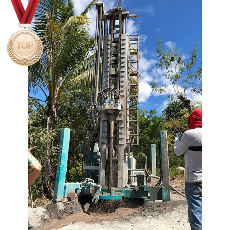 260m/360m/460m/560m Hydraulic crawler type borehole water well drilling machine rig mine drilling rig