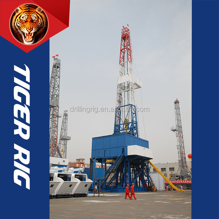 Tiger rig  world-class technical ZJ70DBS land drilling rig machine