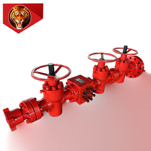 Tigerrig API 6A manifold high pressure PFF manual hydraulic flat gate valve for oilfield and wellhead