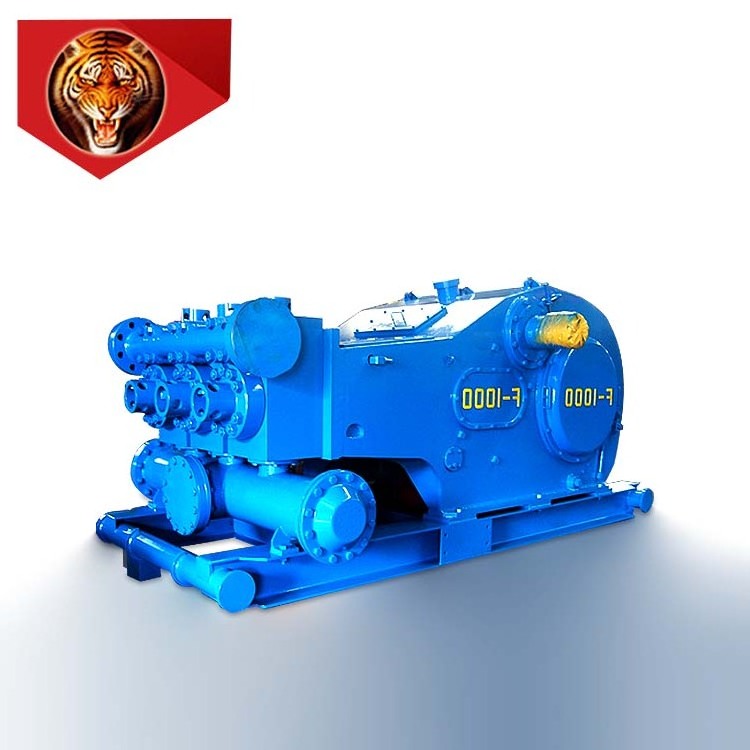 Tigerrig china professional high efficient  F1000 mud suction pump triplex drilling mud pump manufacturer for sale