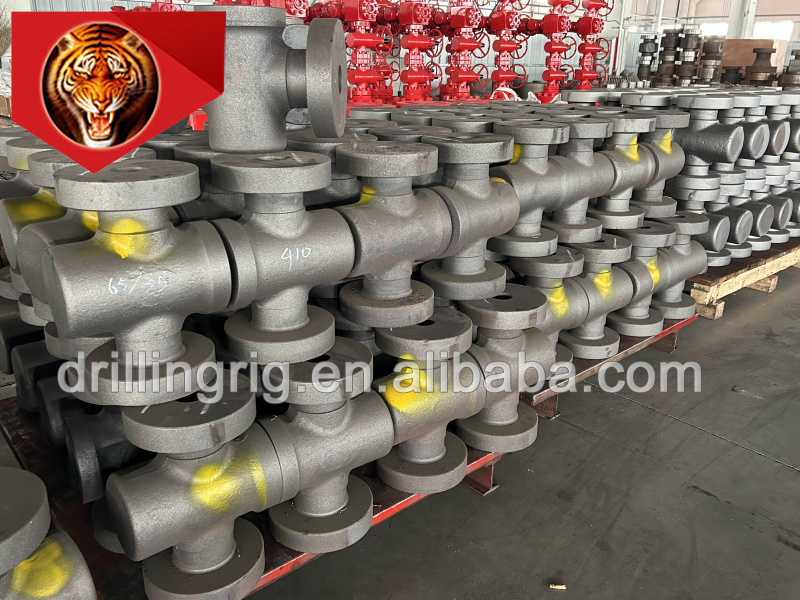 Tigerrig high pressure oil gate valves hydraulic manual API 6A FC gate valve for oil and gas equipment