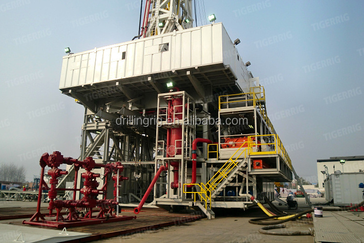 Tiger rig world-class technical ZJ70DBS land drilling rig machine ...
