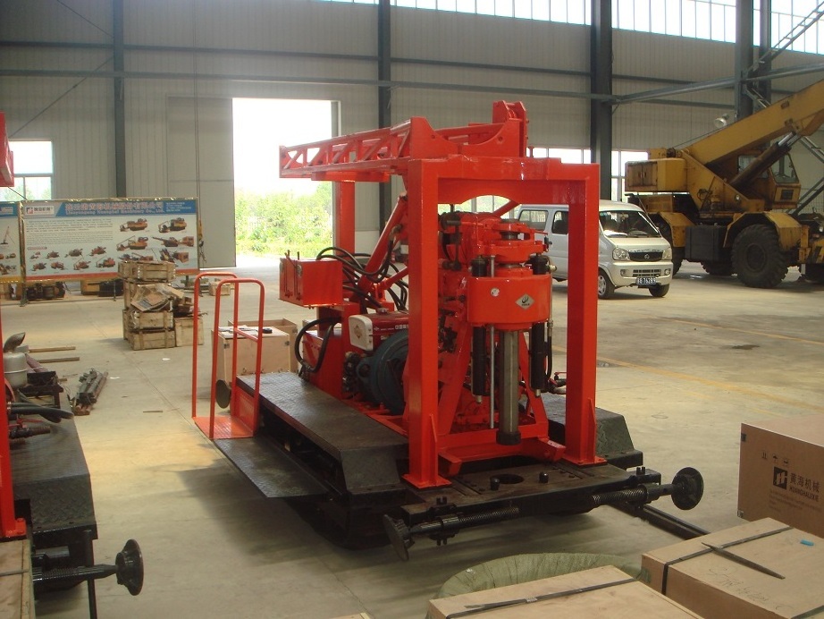 XY-1A-4 spindle drill rig engineering drilling machine with water pump for 100m depth exploration with good price