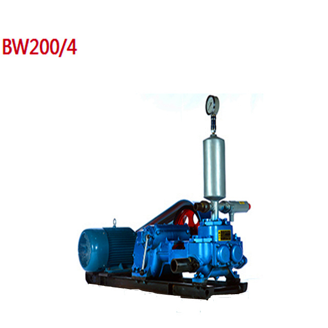 200L BW-200/4 Horizontal double cylinder reciprocating double acting piston pump Mud Pump for core and HDD drilling