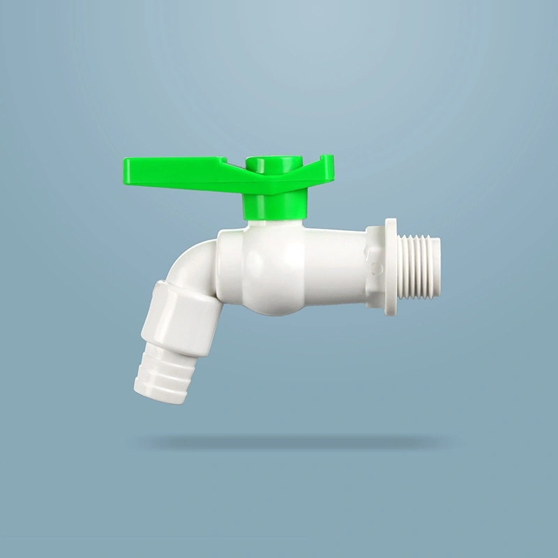 PVC Washing Machine Faucet Plastic Bibcock Tap white Garden Faucet