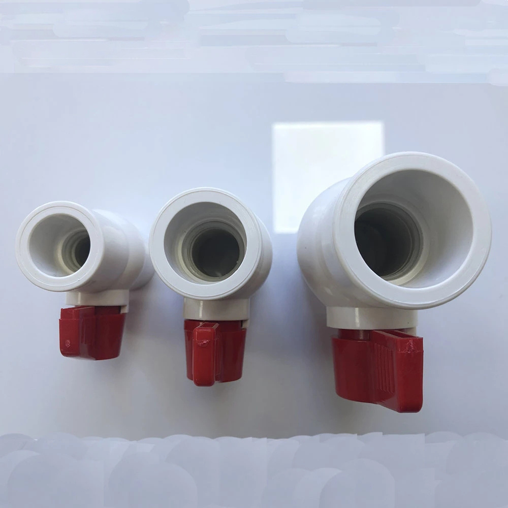 2021 Long or Straight Handle PVC Plastic Compact 4 Inch PVC Ball Valve