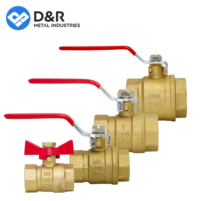 Factory Low Price Female Thread Forged Mini Brass Ball Valves dn15 High Pressure Custom 1/2inch Ball Valve For Water Control